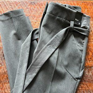 New York & Company NWT Gray Stretch Dress Pant Size 8 ankle length